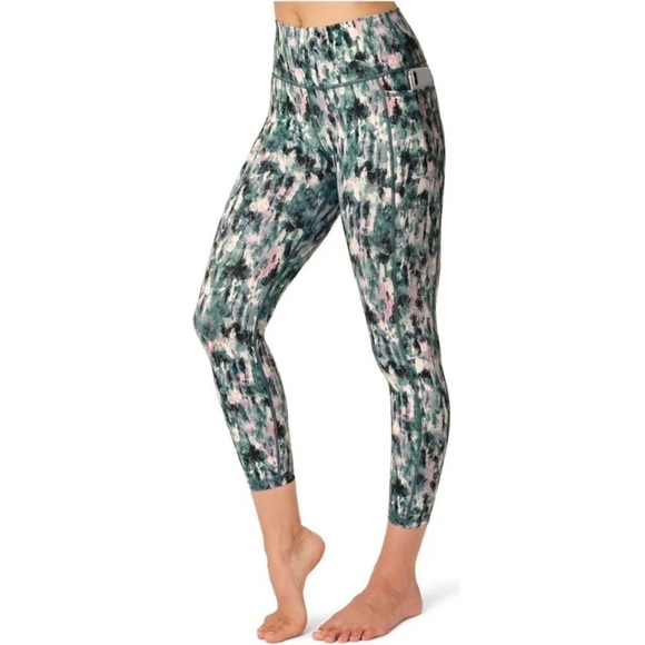 Sweaty Betty Super Sculpt Pocket 7/8 Leggings blue xray floral print XXS - Picture 4 of 12